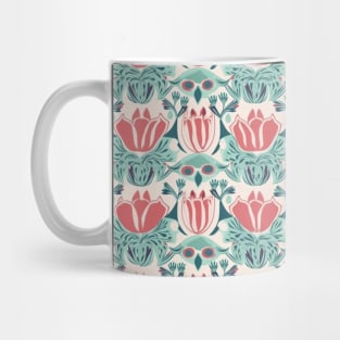 Tulips Flower Seamless Pattern V5 Mug